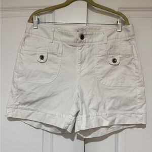 Dockers White Shorts sz 12 like new